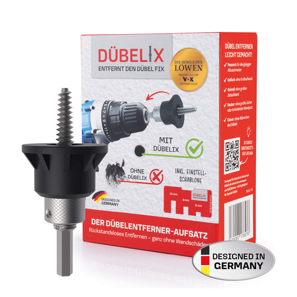 Dübelix - Il modo intelligente per rimuovere i tasselli senza danneggiare le pareti - Rikushop