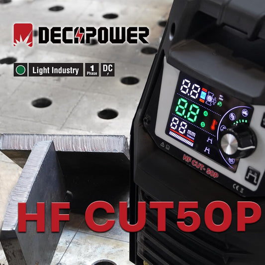 DECAPOWER Macchina da taglio al plasma ad arco pilota HF CUT-50P - Rikushop