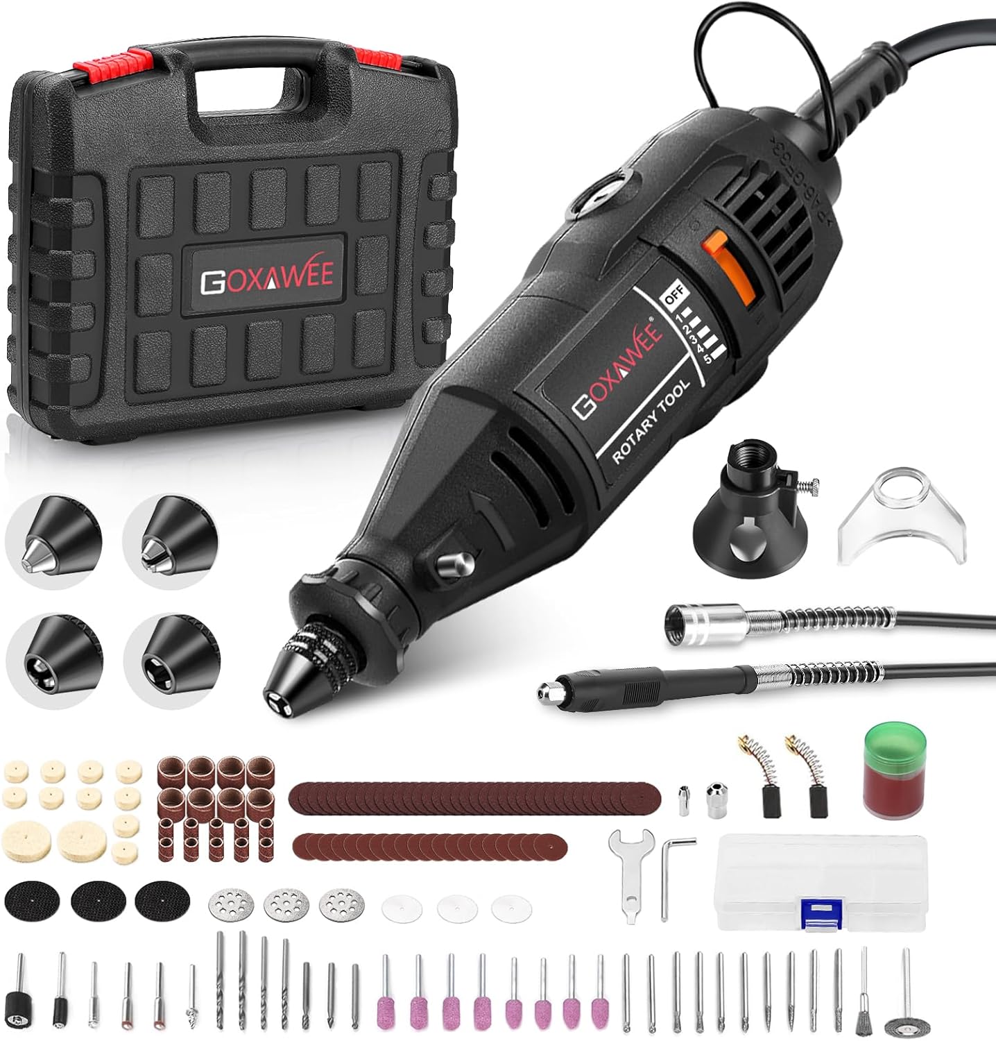 GOXAWEE Utensile rotante multiutensile G4007 con albero flessibile - Rikushop