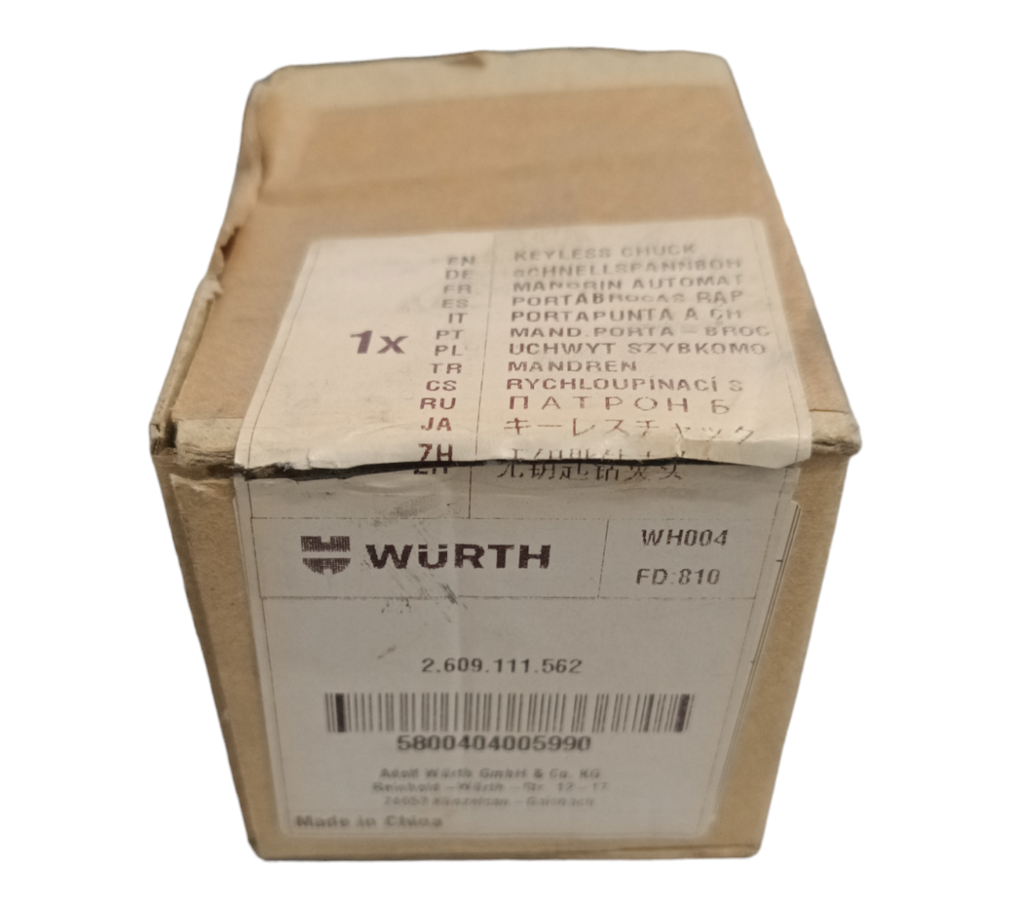 Mandrino Würth 5800 404 005 Bosch 2 609 111 562 - Rikushop
