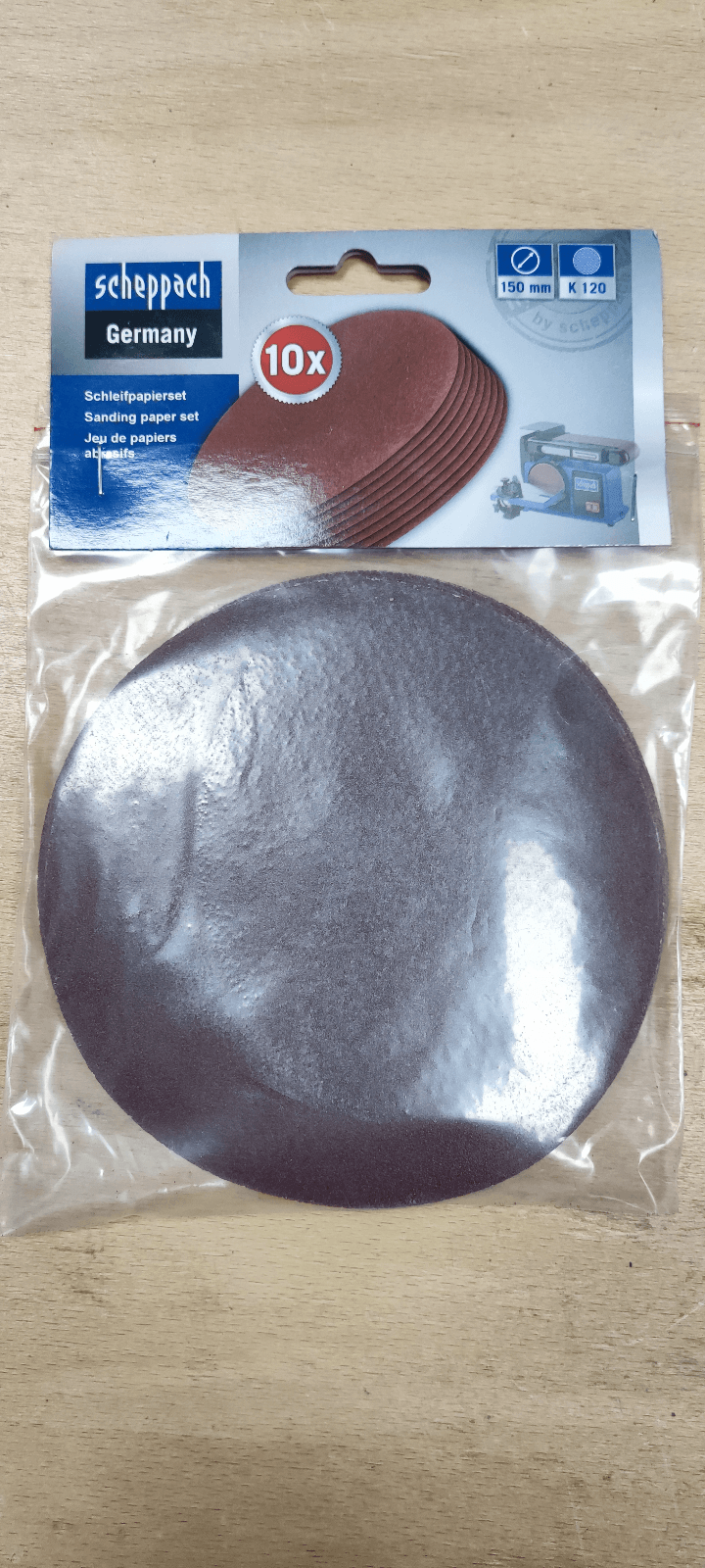 Disco carta vetrata Ø150 Set da 10 pezzi - Rikushop