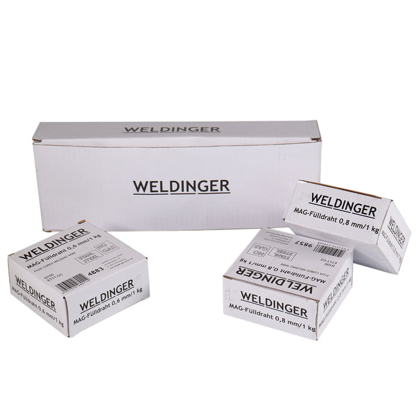 Starter pack filo animato Weldinger bobina D100 da 1 kg 1x0,6mm + 2x0,8mm - Rikushop