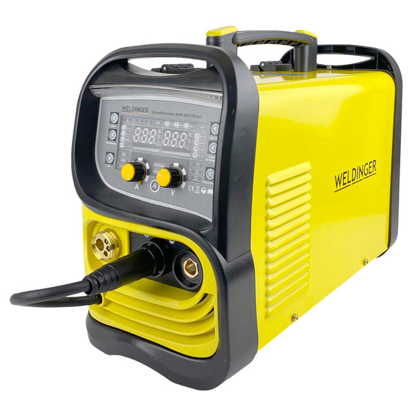 WELDINGER MEW 200 SYN eco inverter sinergico per saldatura MIG-MAG 2T/4T Spot 200 A - Rikushop