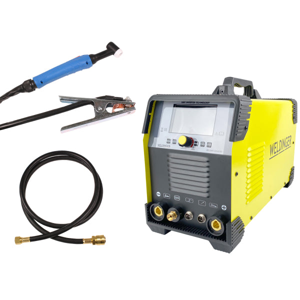 WELDINGER WE 204P LCD ACDC inverter per saldatura TIG per alluminio - Rikushop