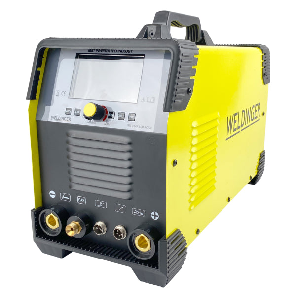 WELDINGER WE 204P LCD ACDC inverter per saldatura TIG per alluminio - Rikushop