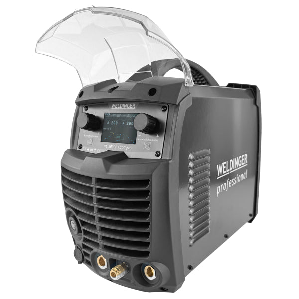 Inverter per saldatura TIG WELDINGER WE 2030P AC/DC pro digital (senza pacchetto tubi flessibili) - Rikushop