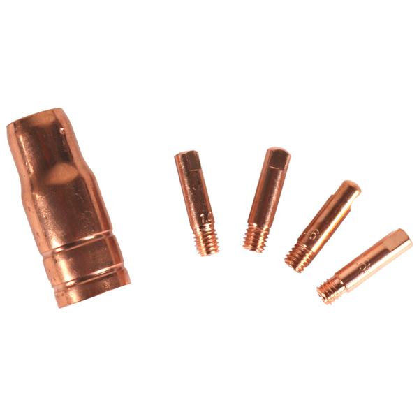 5764-Set ugello gas per filo animato con 4 ugelli (0,6+0,8+0,9+1,0mm) - Rikushop