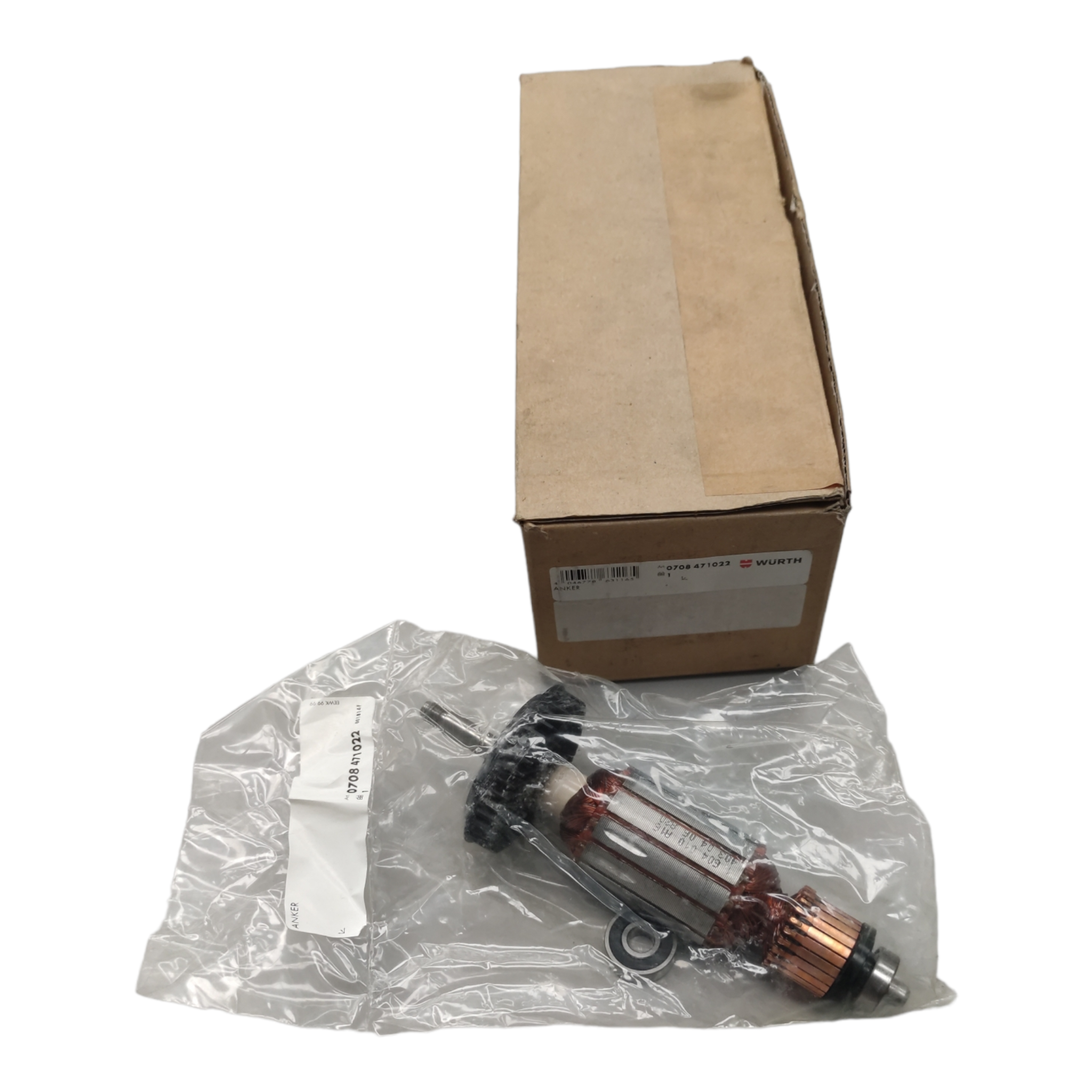 Indotto con cuscinetti Würth articolo 0708 471 022 per smerigliatrice EWS 115 - Rikushop