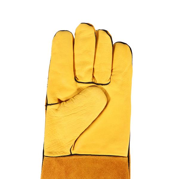 Guanti per saldatura MAG pro oro. Misura 8-11 pelle fiore di vacca / pelle crosta di vacca - Rikushop