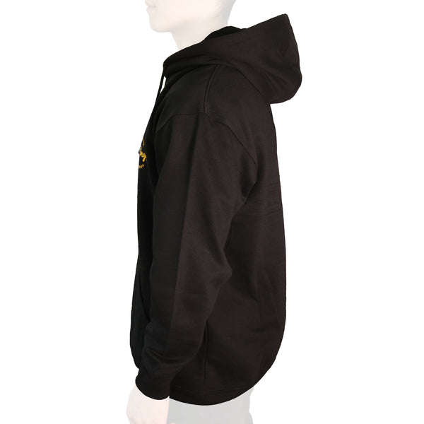 Felpa con cappuccio WELDINGER nera taglia S-XXL maglia con cappuccio - Rikushop