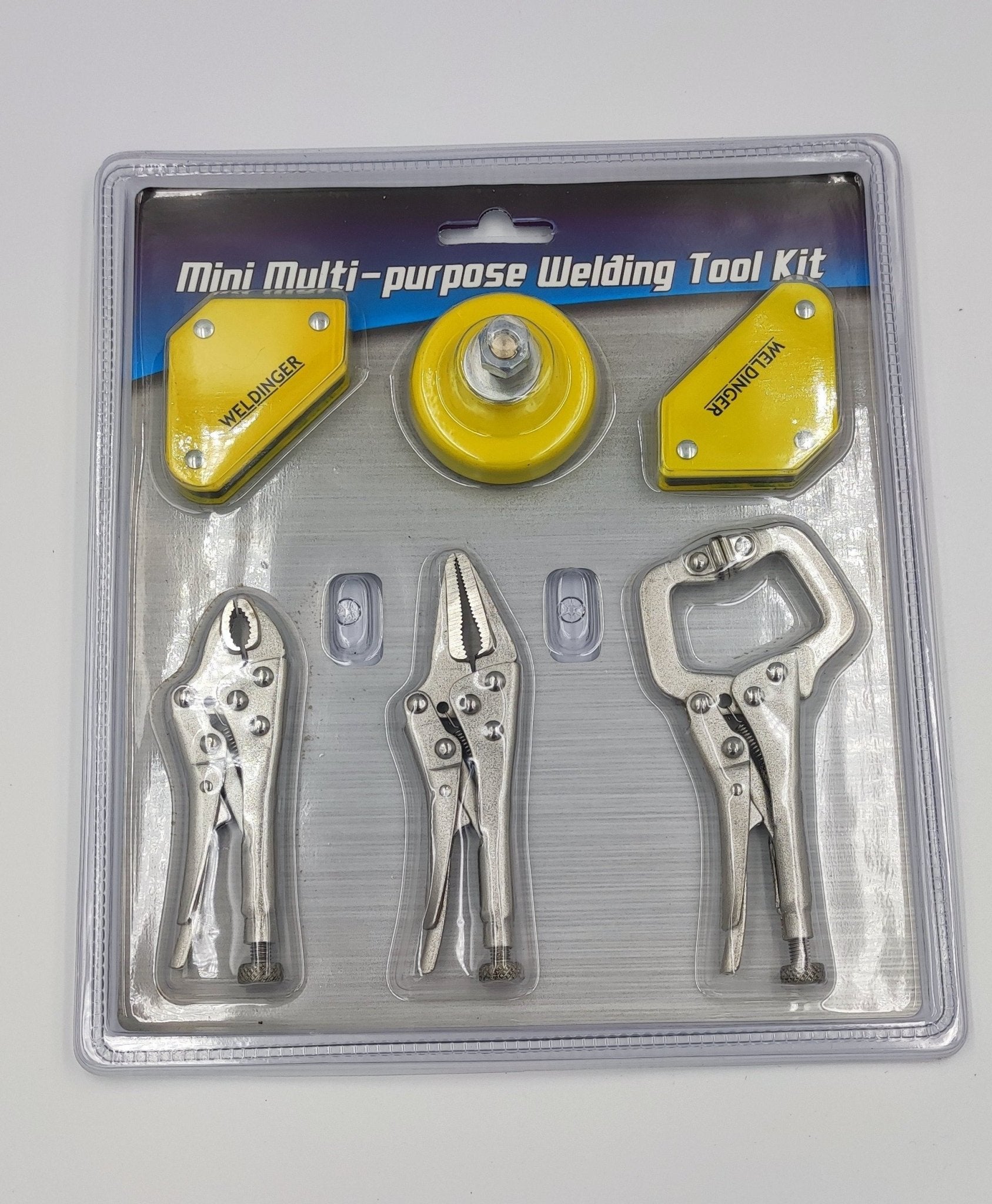 Magnete per saldatura e pinza per impugnatura set mini 6 pezzi WELDINGER - Rikushop