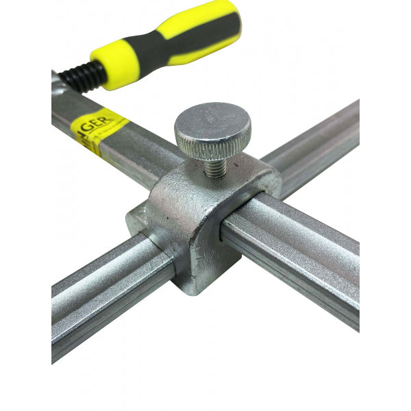 Morsetto per tavolo di saldatura pro vario 30-150x150 mm System 16 impugnatura bicomponente WELDINGER - Rikushop