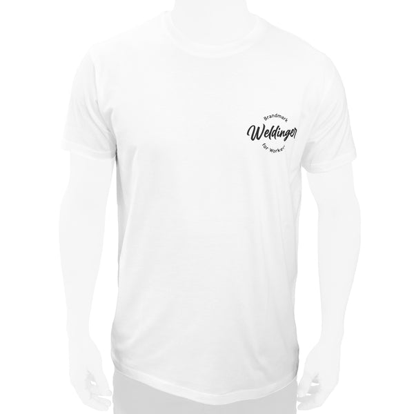 T-shirt WELDINGER con stampa logo nera o bianca taglia S-XXL - Rikushop