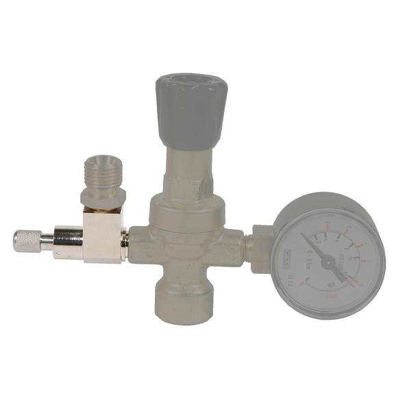 Valvola a spillo 1/8 "filetto destro valvola di regolazione fine su entrambi i lati - Rikushop