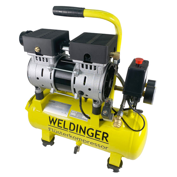 Weldinger FK65 Turbo compressore silenziato con serbatoio rivestito internamente - Rikushop