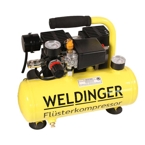 WELDINGER FK40 compressore compatto e silenziato 275 W 32 l / min regolatore di pressione compatibile systainer - Rikushop