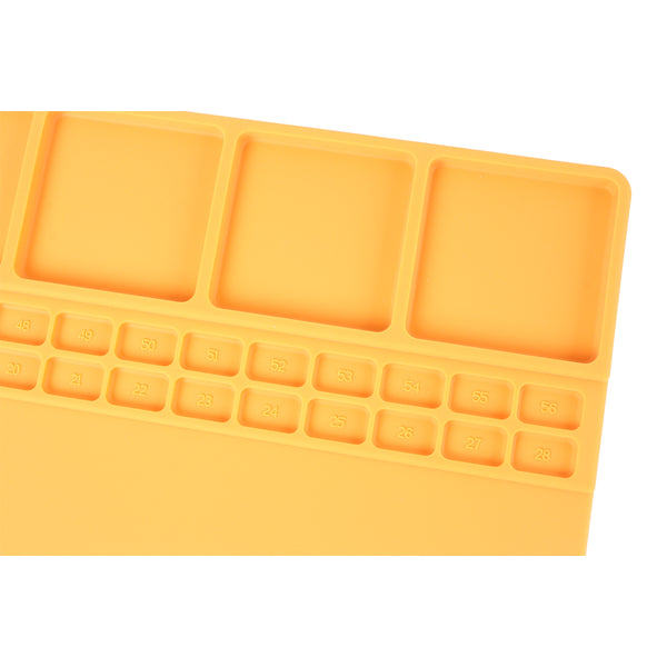 WELDINGER tappetino per saldatura in silicone 30x40 cm resistente al calore fino a 550°C (pad per saldatura) - Rikushop