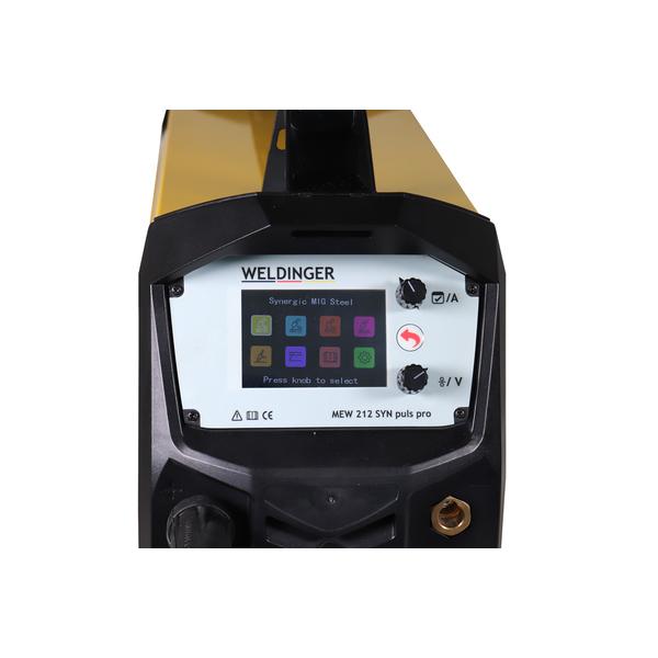WELDINGER MEW 212 SYN puls pro inverter di saldatura MIG / MAG sinergico - Rikushop