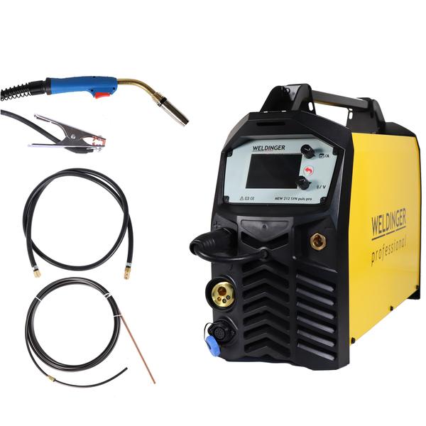WELDINGER MEW 212 SYN puls pro inverter di saldatura MIG / MAG sinergico - Rikushop