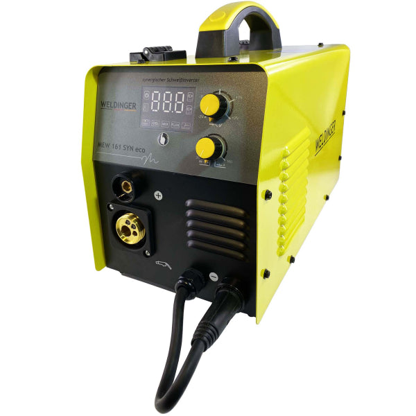 OFFERTA SPECIALE!!! Kit saldatrice Weldinger MEW 161 Syn Eco con casco AH350 - Rikushop