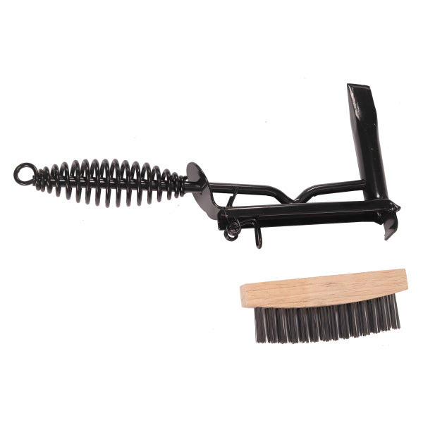 Martello per scorie WELDINGER COMBI con spazzola in filo d'acciaio 3 file intercambiabili - Rikushop