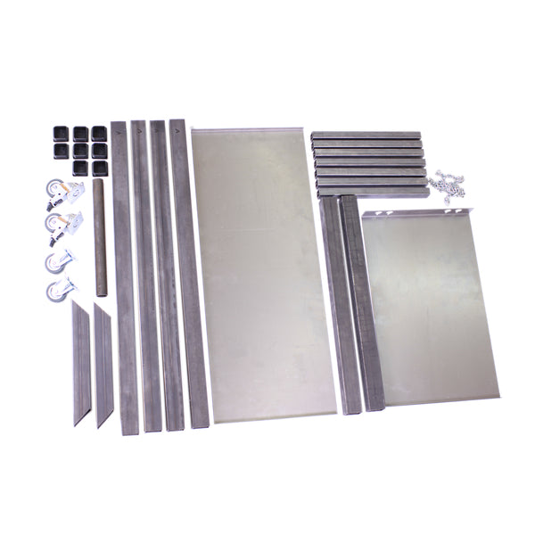 Kit carrello per saldatrice SW2E solido a 2 livelli per bottiglia 10l+20l Weldinger - Rikushop