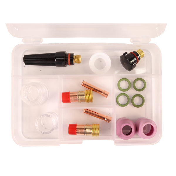Set lente a gas TYP17/26 1,6mm / 2,4mm (ceramica+tappi di vetro) - Rikushop