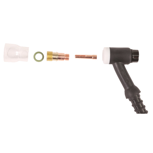 Set lente a gas TYP17/26 1,6mm / 2,4mm (ceramica+tappi di vetro) - Rikushop