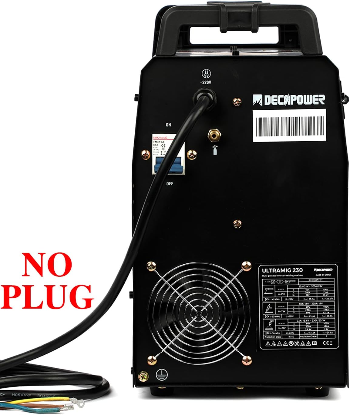 Decapower Ultramig 230-Multiprocesso 230 A - Rikushop