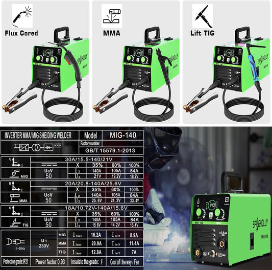 [RECON] Sprigholly MIG 140 PLUS-Saldatrice a filo animato e MMA