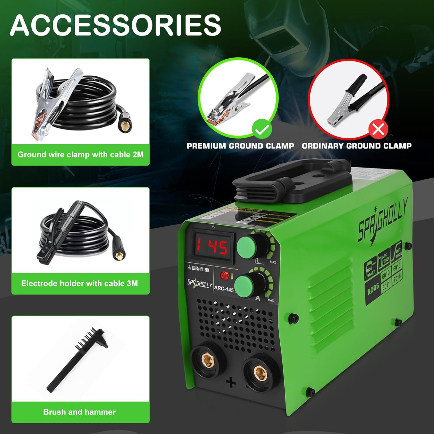 [RECON] Saldatrice Sprigholly ARC 145 - Inverter mma revisionato - Rikushop