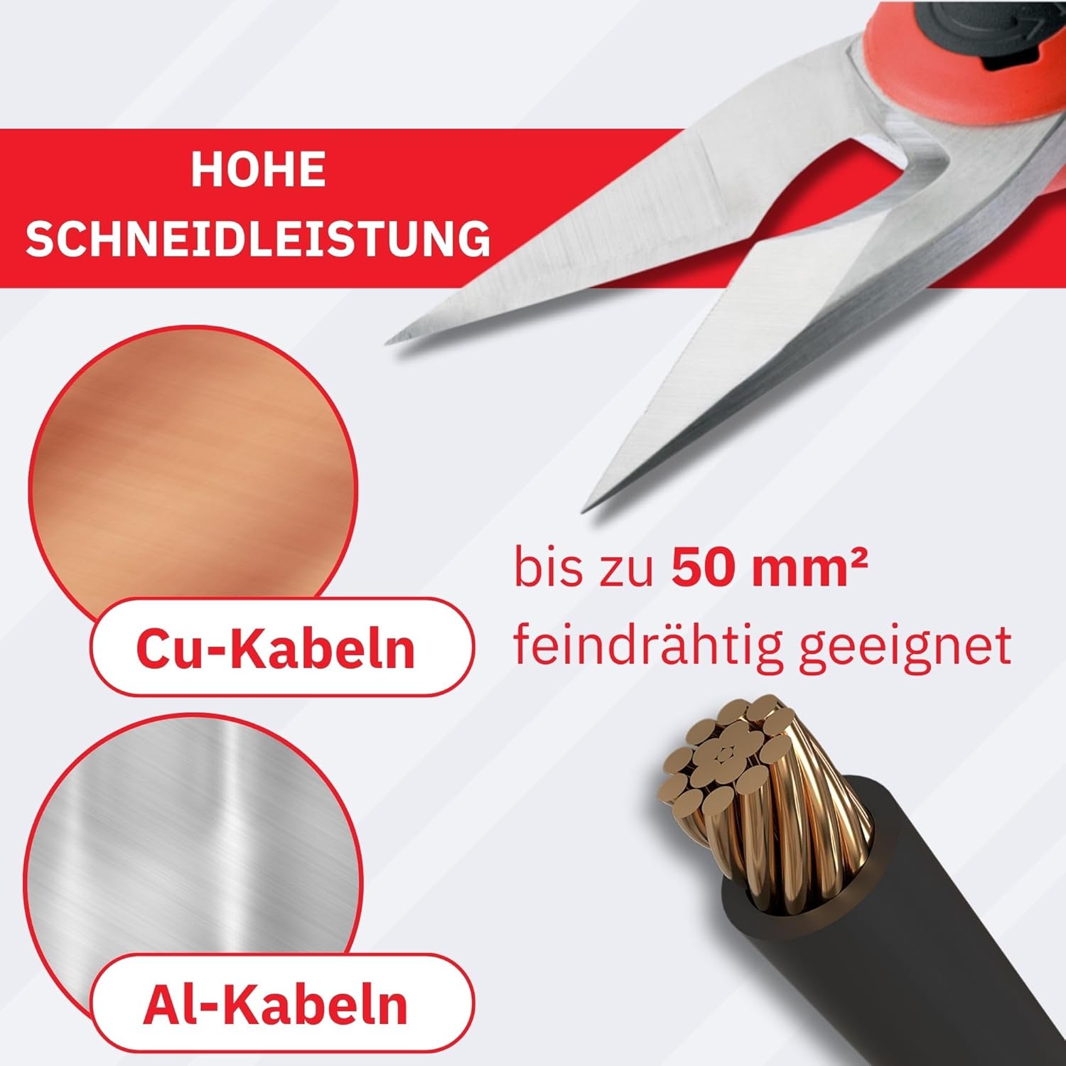 Intercable 16020-F1-PV 3 in 1 Forbice per Elettricisti, Tagliare, Spellare, Crimpare, F1, Rame , Gialla - Rikushop