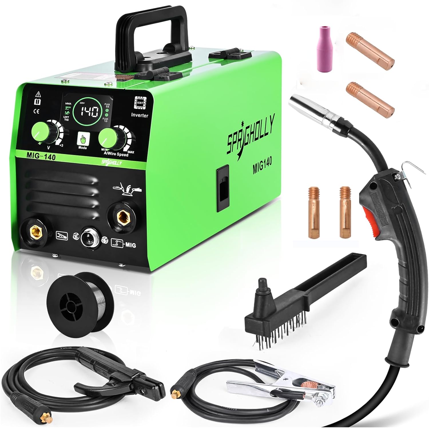 [RECON] Sprigholly MIG 140 PLUS-Saldatrice a filo animato e MMA