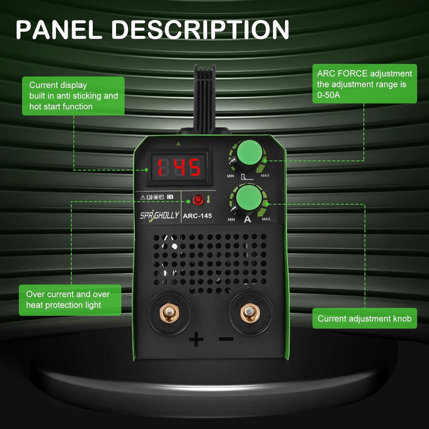 [RECON] Saldatrice Sprigholly ARC 145 - Inverter mma revisionato - Rikushop