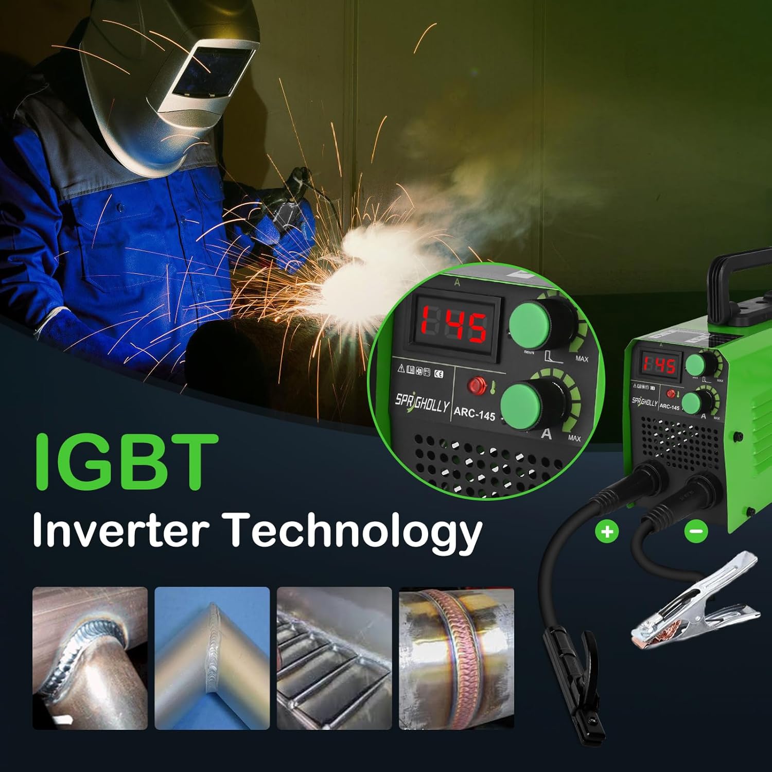 [RECON] Saldatrice Sprigholly ARC 145 - Inverter mma revisionato - Rikushop