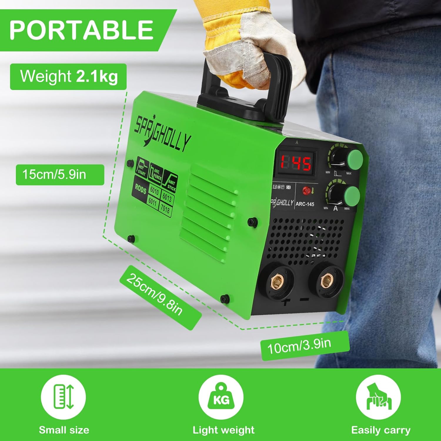 [RECON] Saldatrice Sprigholly ARC 145 - Inverter mma revisionato - Rikushop