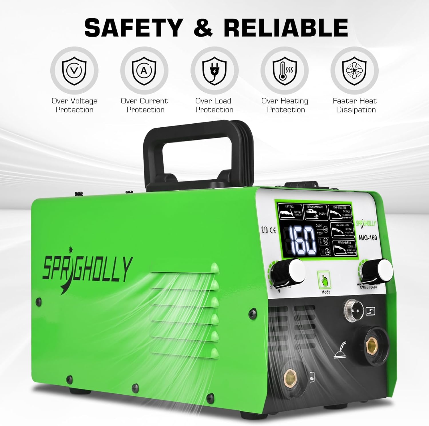 [RECON] SPRIGHOLLY MIG160 - Saldatrice a filo animato e mma - Rikushop