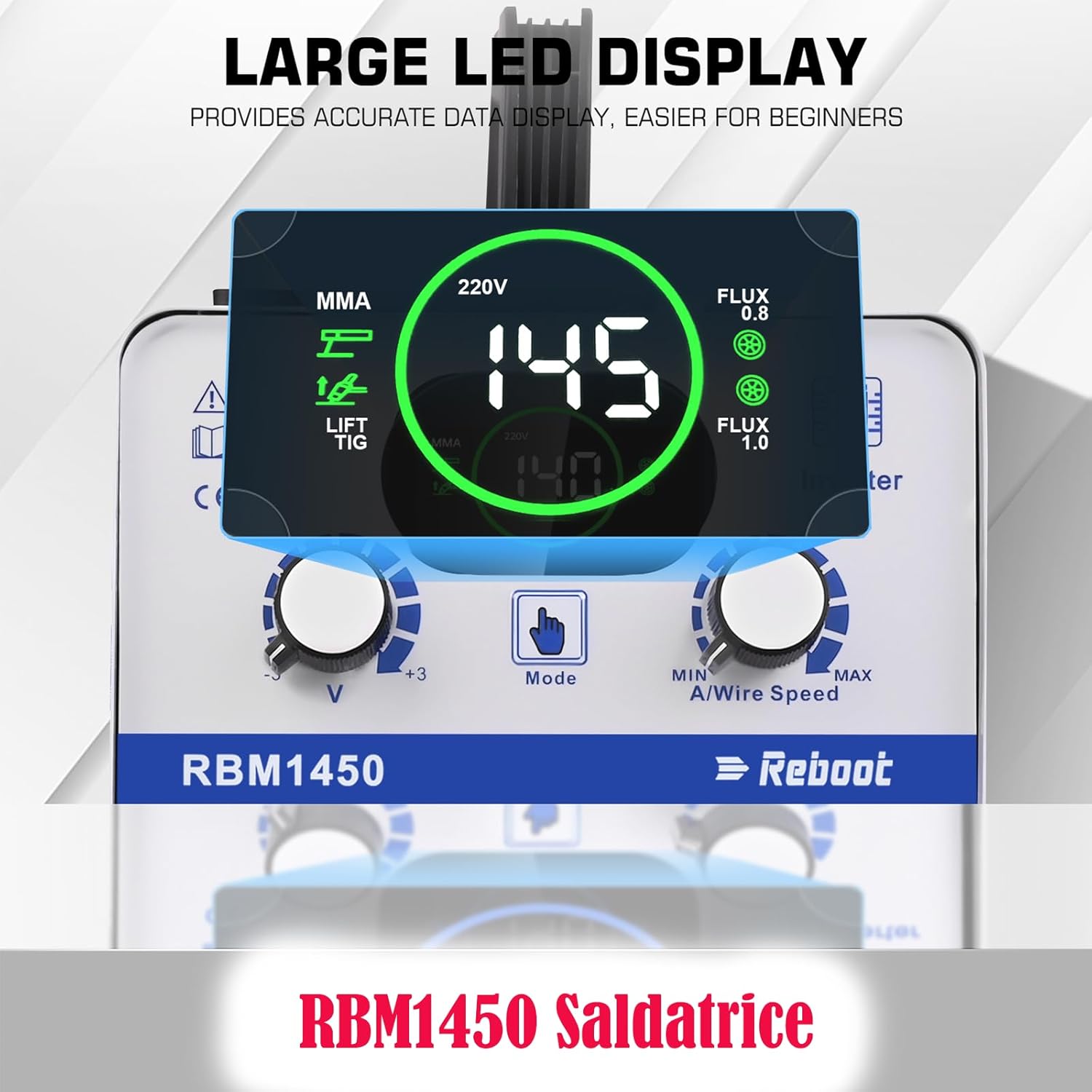 [RECON] Reboot RBM 1450 update, saldatrice a filo animato REVISIONATA - Rikushop