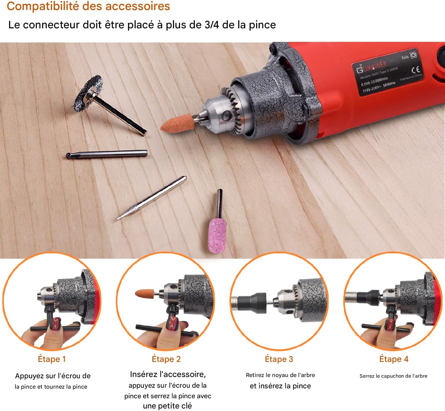 [RECON] Goxawee utensile rotativo G5045 revisionato + kit accessori - Rikushop