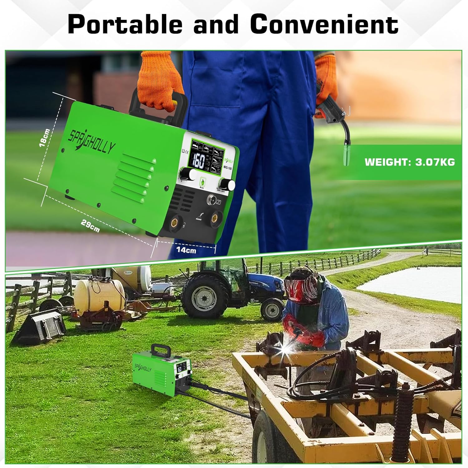 [RECON] SPRIGHOLLY MIG160 - Saldatrice a filo animato e mma - Rikushop