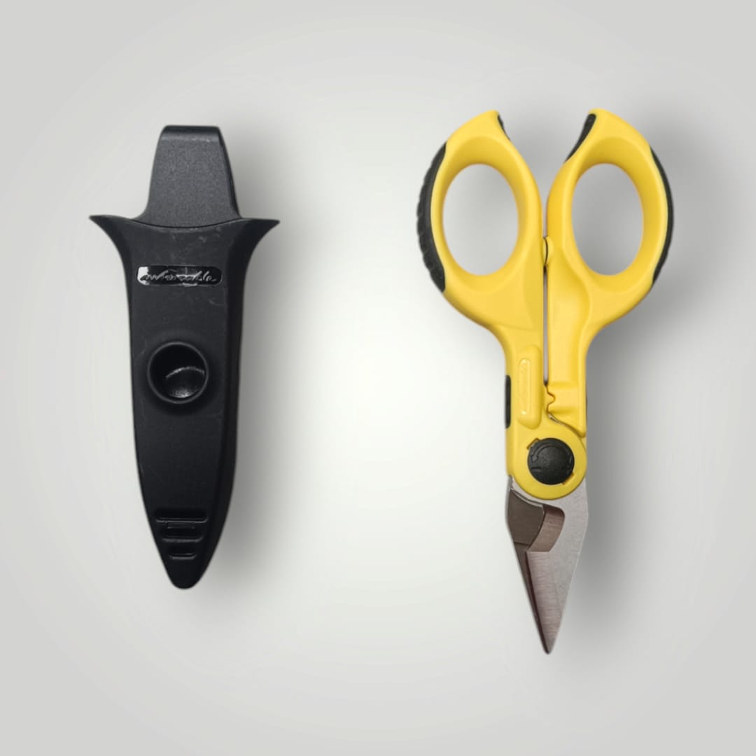 Intercable 16020-F1-PV 3 in 1 Forbice per Elettricisti, Tagliare, Spellare, Crimpare, F1, Rame , Gialla - Rikushop