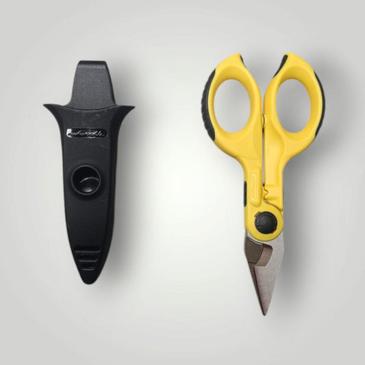 Intercable 16020-F1-PV 3 in 1 Forbice per Elettricisti, Tagliare, Spellare, Crimpare, F1, Rame , Gialla - Rikushop