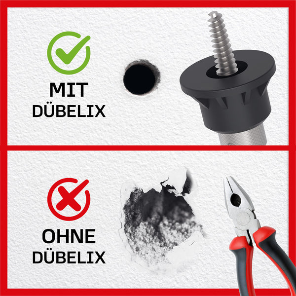Dübelix - Il modo intelligente per rimuovere i tasselli senza danneggiare le pareti - Rikushop