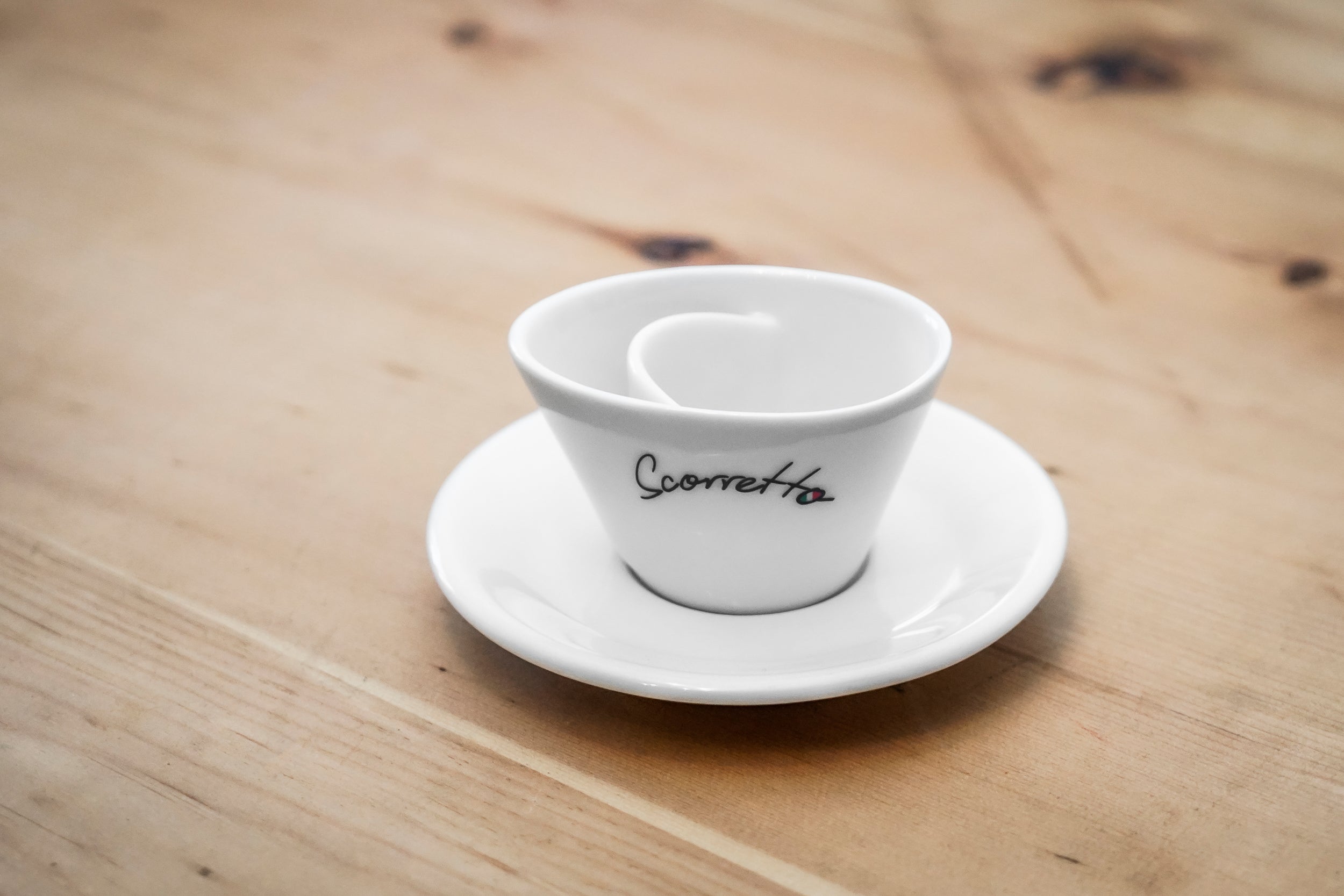 Set 2 Tazzine scorretto , la tazzina per il caffè corretto - Rikushop