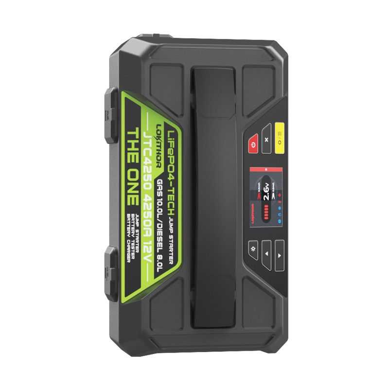 LOKITHOR JTC4250 Caricabatteria, Jump Starter, Tester batteria, Powerbank-4250A di spunto - Rikushop