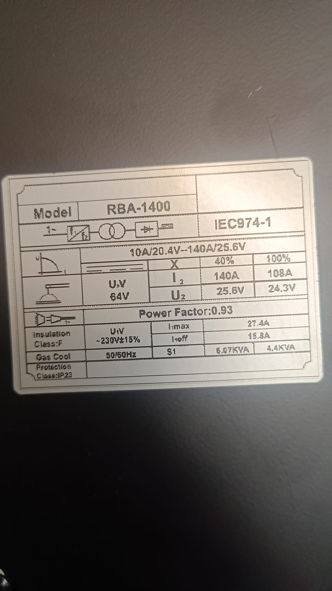 [RECON] Reboot RBA-1400 Saldatrice ad elettrodo 140A revisionata - Rikushop