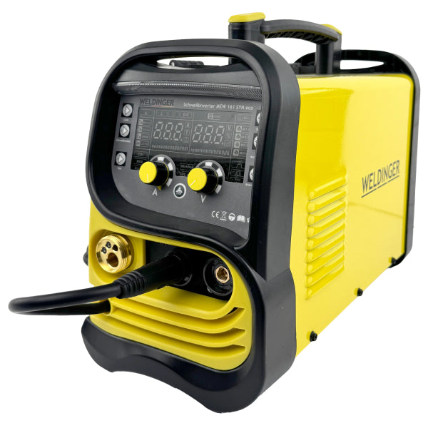 Multiprozess-Schweißgerät MEW 161 SYN eco + GRATIS 1 KG Fülldraht und MAG-SET