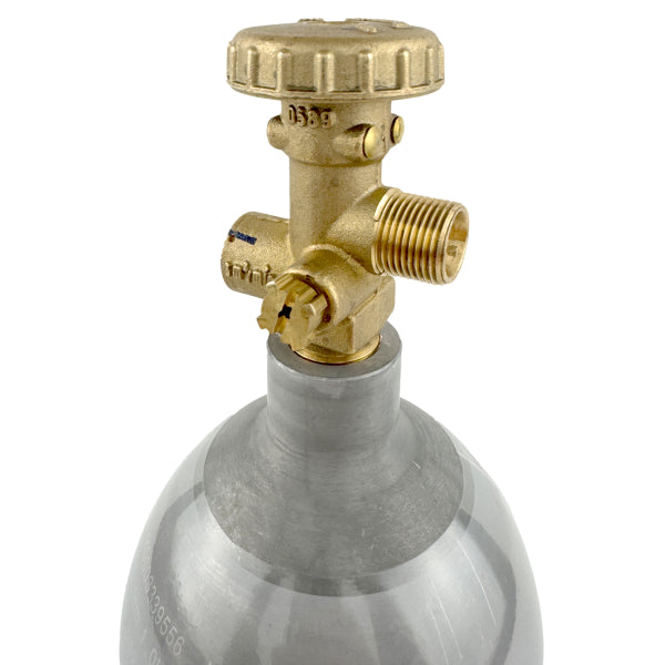 Set promozionale bombola di propano in alluminio riempibile Profill 0,5 + tubo di trasferimento + attacchi rapidi Gardinger - Rikushop