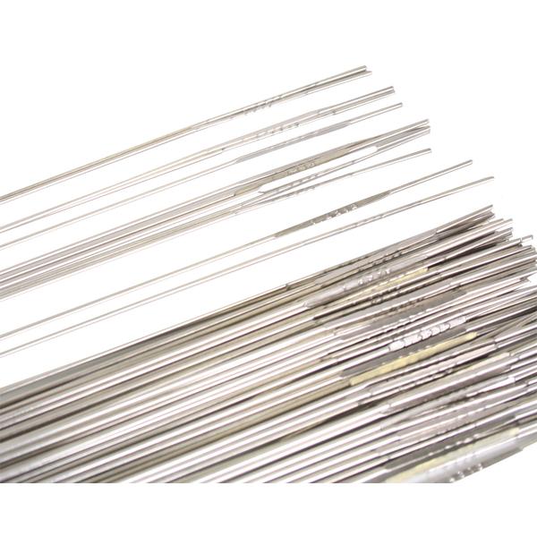 Bacchette per saldatura in acciaio inossidabile V2A 1,6 mm 1 kg circa 66 bacchette lunghe 1 m - Rikushop