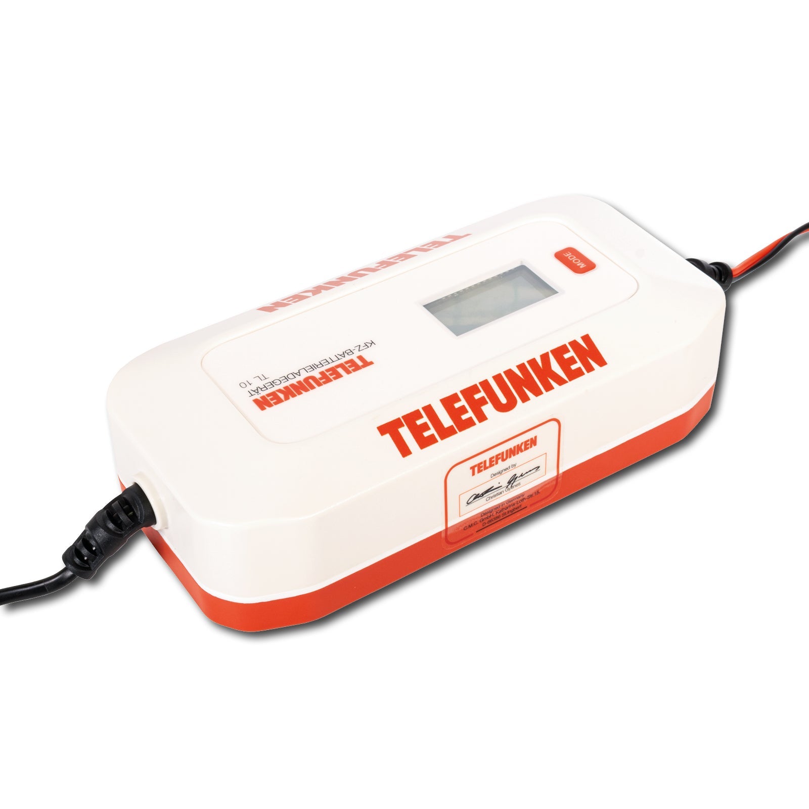 Caricabatteria per auto Telefunken TL10 12V/24V PIOMBO - ACIDO,WET/AGM/EFB/GEL - Rikushop